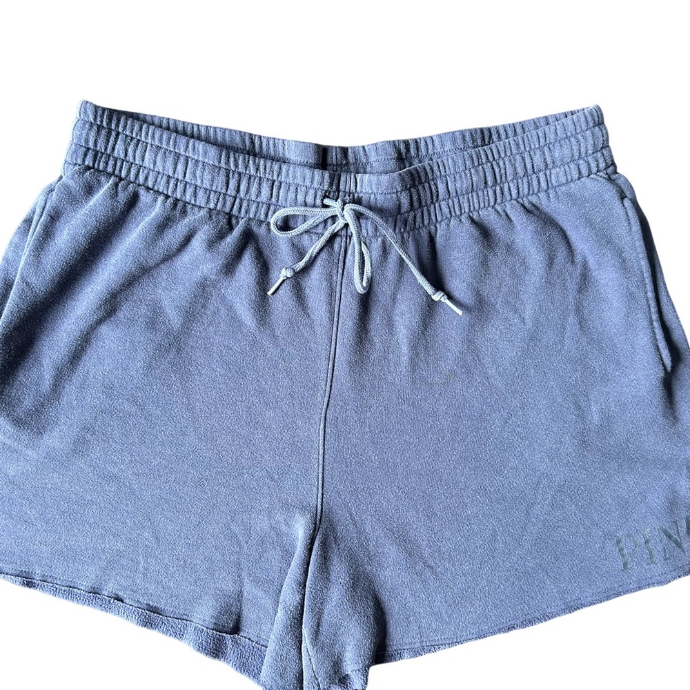PINK Victorias Secret Navy high waisted drawstring Women's Shorts with pockets